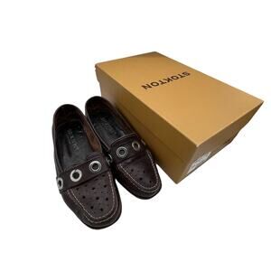 VINTAGE Stokton T-Moro Brown Moccasin Loafer Size 6M IN BOX